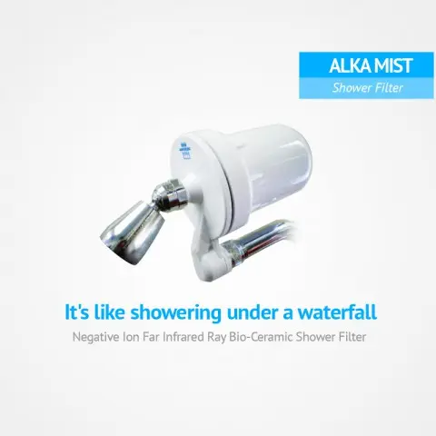 Alka-Mist Shower Filter — It's like showering under a waterfall